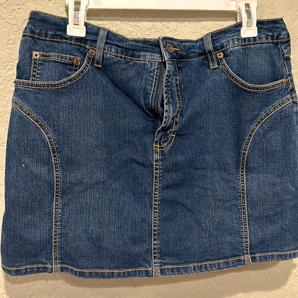 Jean star denim skort
